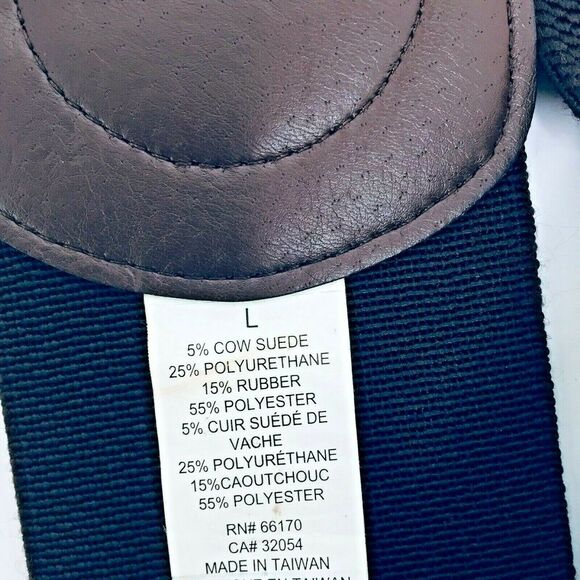 BDG Women's Buckle Belt Horse Bit Retro Classic 70's Brown Stretchy Size Large - Picture 5 of 5